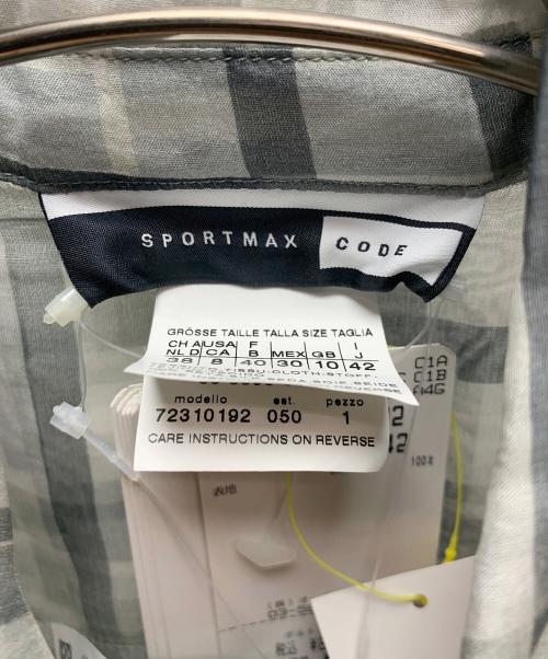 SPORT MAX CODE（スポーツマックスコード）SPORT MAX CODE (スポーツマックスコード) 長袖ワンピース グレー サイズ:42 未使用品の古着・服飾アイテム