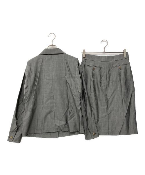 MaxMara（マックスマーラ）MaxMara (マックスマーラ) 90'sスカートスーツ グレー サイズ:38の古着・服飾アイテム