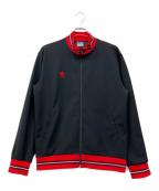 adidasアディダス）の古着「トラックジャケット」｜ブラック×レッド