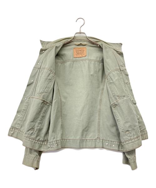 LEVI'S（リーバイス）LEVI'S (リーバイス) デニムジャケット カーキ サイズ:Lの古着・服飾アイテム