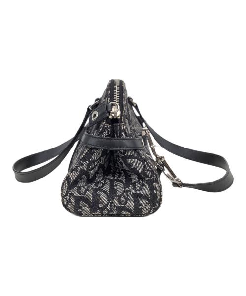 Christian Dior（クリスチャン ディオール）Christian Dior (クリスチャン ディオール) トロッターハンドバッグ ブラックの古着・服飾アイテム