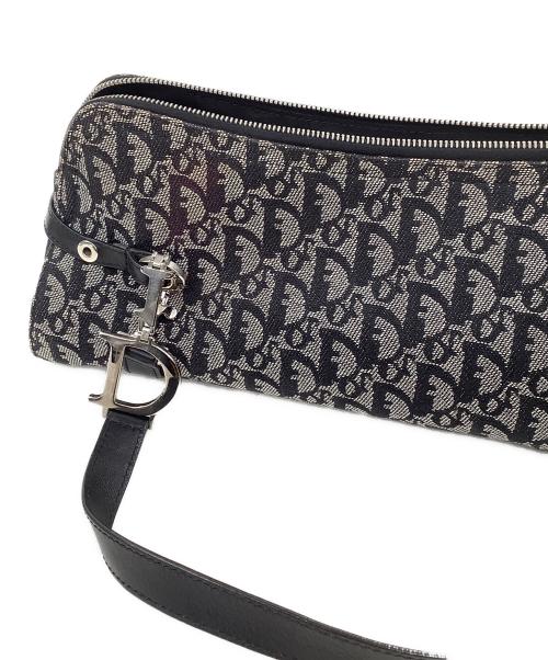 Christian Dior（クリスチャン ディオール）Christian Dior (クリスチャン ディオール) トロッターハンドバッグ ブラックの古着・服飾アイテム