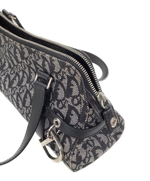 Christian Dior（クリスチャン ディオール）Christian Dior (クリスチャン ディオール) トロッターハンドバッグ ブラックの古着・服飾アイテム