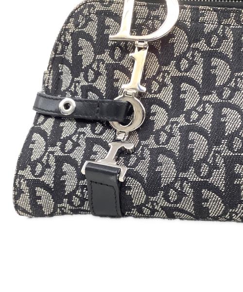 Christian Dior（クリスチャン ディオール）Christian Dior (クリスチャン ディオール) トロッターハンドバッグ ブラックの古着・服飾アイテム