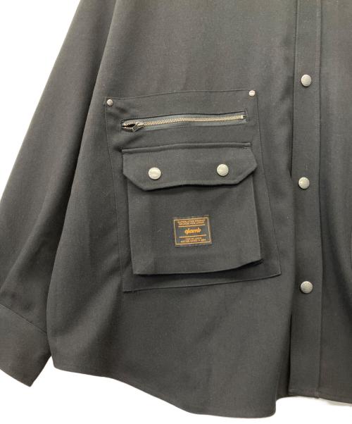 glamb（グラム）glamb (グラム) 4XL Stand Collar Shirt ブラウン サイズ:FREE 未使用品の古着・服飾アイテム