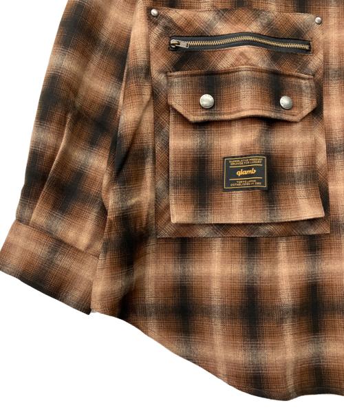 glamb（グラム）glamb (グラム) 4XL Stand Collar Shirt ブラック サイズ:FREE 未使用品の古着・服飾アイテム