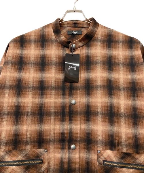 glamb（グラム）glamb (グラム) 4XL Stand Collar Shirt ブラック サイズ:FREE 未使用品の古着・服飾アイテム