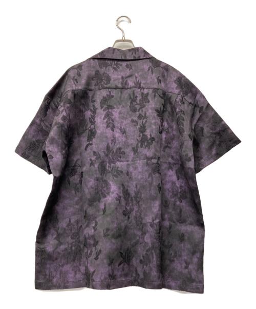 glamb（グラム）glamb (グラム) Glitter Botanic Aloha Shirt パープル サイズ:L 未使用品の古着・服飾アイテム