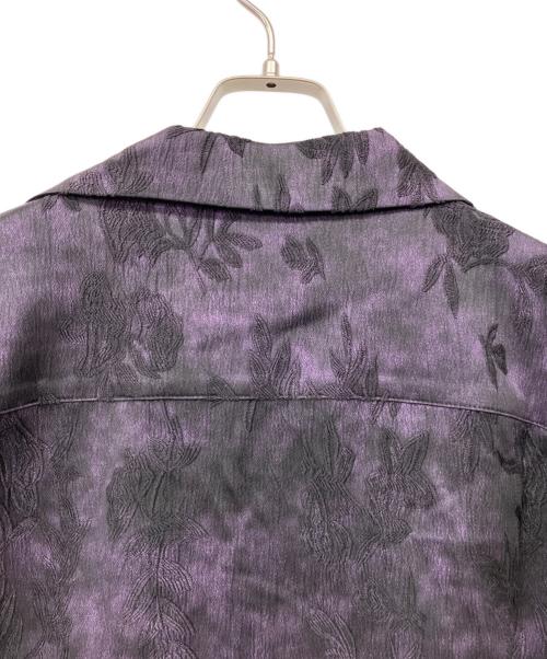 glamb（グラム）glamb (グラム) Glitter Botanic Aloha Shirt パープル サイズ:L 未使用品の古着・服飾アイテム
