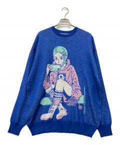 中古・古着通販】WACKO MARIA (ワコマリア) モヘアニット ブルー