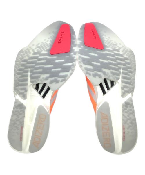 adidas（アディダス）adidas (アディダス) ADIZERO ADIOS PRO 4 ホワイト×オレンジ サイズ:27.5cm 未使用品の古着・服飾アイテム