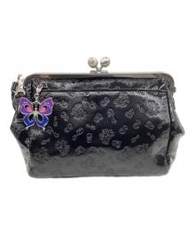 ANNA SUI（アナスイ）の古着「がま口バッグ」｜ブラック