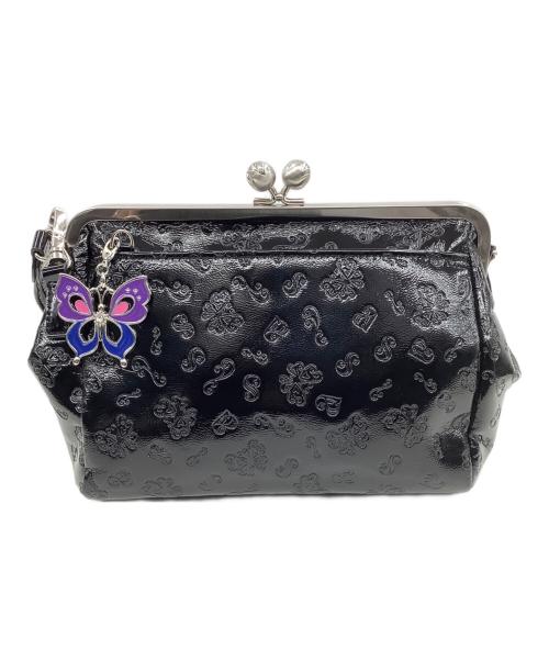 ANNA SUI（アナスイ）ANNA SUI (アナスイ) がま口バッグ ブラックの古着・服飾アイテム