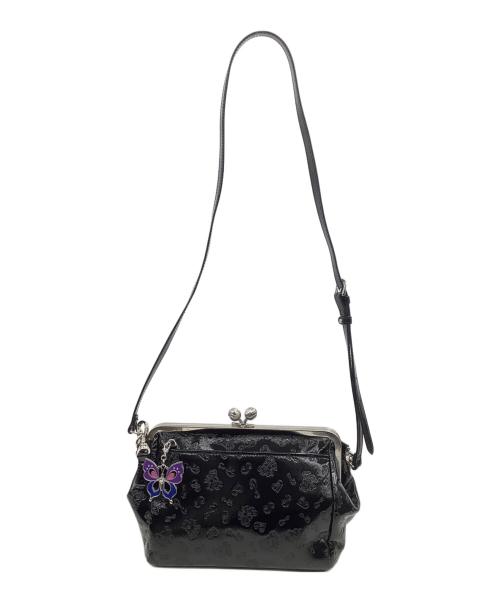 ANNA SUI（アナスイ）ANNA SUI (アナスイ) がま口バッグ ブラックの古着・服飾アイテム
