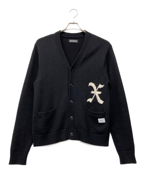 GOD SELECTION XXX（ゴッド セレクション トリプルエックス）GOD SELECTION XXX (ゴッド セレクション トリプルエックス) 厚手カーディガン ブラック サイズ:Mの古着・服飾アイテム