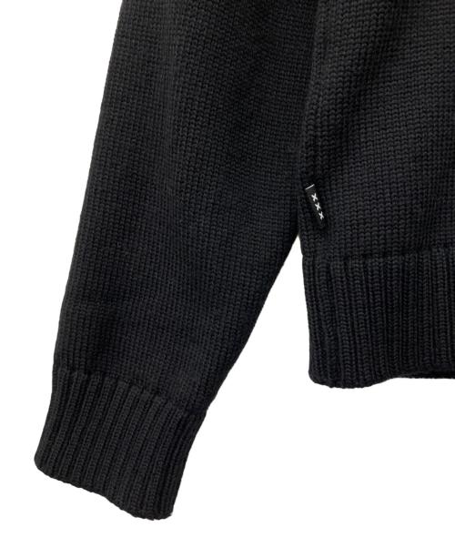 GOD SELECTION XXX（ゴッド セレクション トリプルエックス）GOD SELECTION XXX (ゴッド セレクション トリプルエックス) 厚手カーディガン ブラック サイズ:Mの古着・服飾アイテム