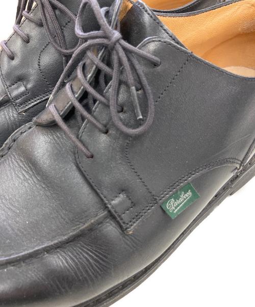 PARABOOT（パラブーツ）PARABOOT (パラブーツ) Uチップシューズ ブラック サイズ:9 1/2の古着・服飾アイテム