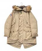 ARCTIC EXPLORERアークティックエクスプローラー）の古着「ダウンジャケット」｜ベージュ