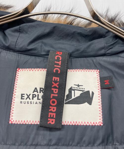 ARCTIC EXPLORER（アークティックエクスプローラー）ARCTIC EXPLORER (アークティックエクスプローラー) ダウンジャケット ベージュ サイズ:Mの古着・服飾アイテム