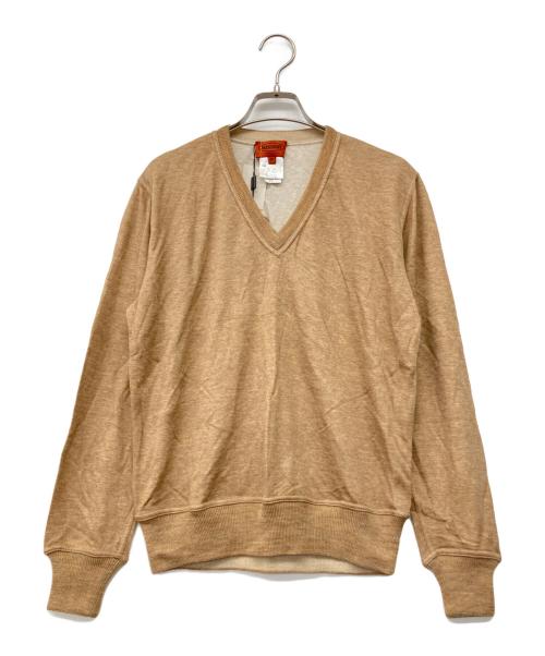 missoni（ミッソーニ）MISSONI (ミッソーニ) 薄手ニット ベージュ サイズ:46 未使用品の古着・服飾アイテム