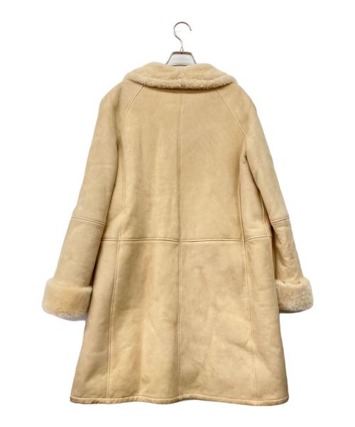 i BLUES（イ ブルース）i BLUES (イ ブルース) ムートンコート アイボリー サイズ:42の古着・服飾アイテム