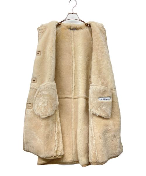 i BLUES（イ ブルース）i BLUES (イ ブルース) ムートンコート アイボリー サイズ:42の古着・服飾アイテム