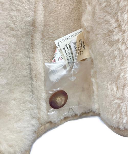 i BLUES（イ ブルース）i BLUES (イ ブルース) ムートンコート アイボリー サイズ:42の古着・服飾アイテム