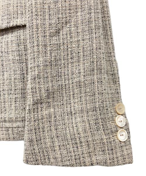 MaxMara（マックスマーラ）MaxMara (マックスマーラ) 90'sリネンシルクパンツスーツ ベージュ サイズ:42 未使用品の古着・服飾アイテム