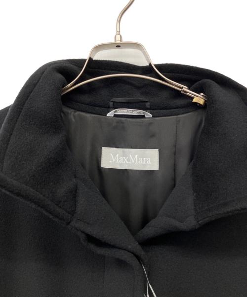 MaxMara（マックスマーラ）MaxMara (マックスマーラ) 90'sスタンドカラーウールコート ブラック サイズ:40 未使用品の古着・服飾アイテム