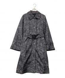 MaxMara（マックスマーラ）の古着「リバーシブルレインコート」｜グレー×ブラック