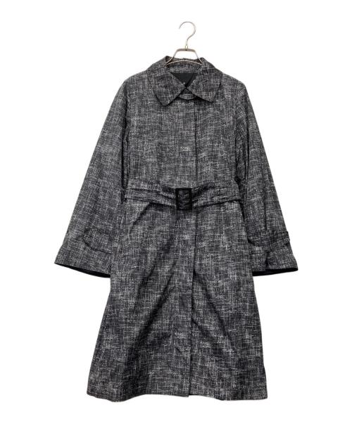 MaxMara（マックスマーラ）MaxMara (マックスマーラ) リバーシブルレインコート グレー×ブラック サイズ:40 未使用品の古着・服飾アイテム