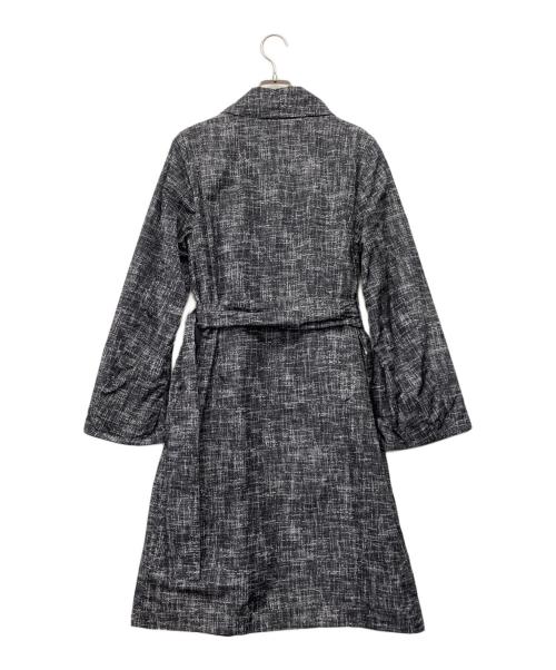 MaxMara（マックスマーラ）MaxMara (マックスマーラ) リバーシブルレインコート グレー×ブラック サイズ:40 未使用品の古着・服飾アイテム