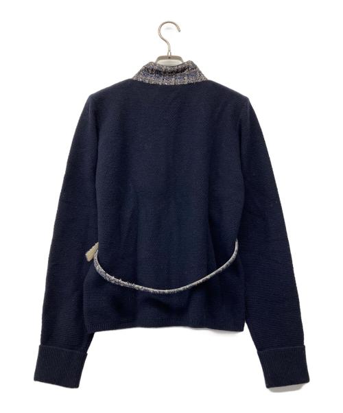 MaxMara（マックスマーラ）MaxMara (マックスマーラ) ニットカーディガン ネイビー サイズ:L 未使用品の古着・服飾アイテム