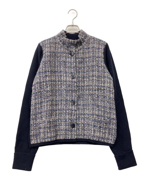 MaxMara（マックスマーラ）MaxMara (マックスマーラ) ニットカーディガン ネイビー サイズ:L 未使用品の古着・服飾アイテム