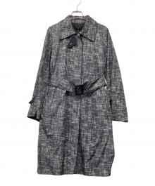 MaxMara（マックスマーラ）の古着「リバーシブルレインコート」｜グレー