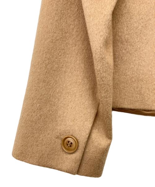 MaxMara（マックスマーラ）MaxMara (マックスマーラ) 90'sキャメルジャケット ベージュ サイズ:36 未使用品の古着・服飾アイテム