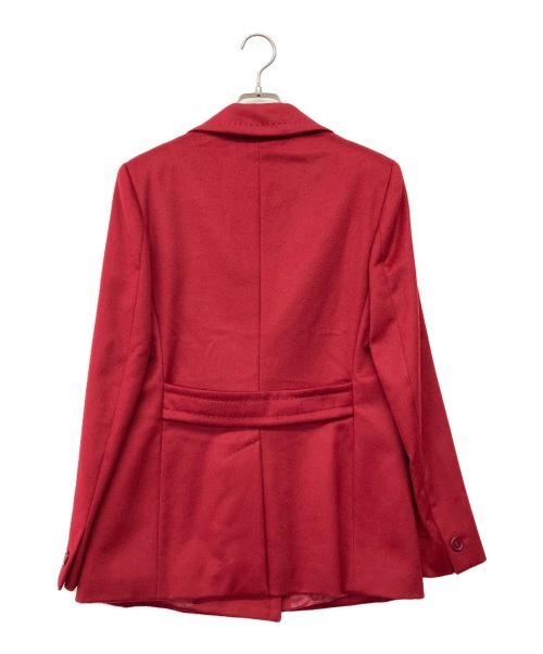 MaxMara（マックスマーラ）MaxMara (マックスマーラ) 90'sキャメルパンツダブルスーツ レッド サイズ:42の古着・服飾アイテム