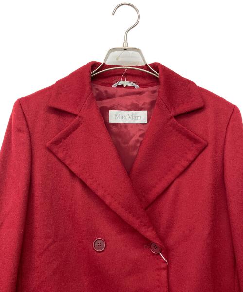 MaxMara（マックスマーラ）MaxMara (マックスマーラ) 90'sキャメルパンツダブルスーツ レッド サイズ:42の古着・服飾アイテム