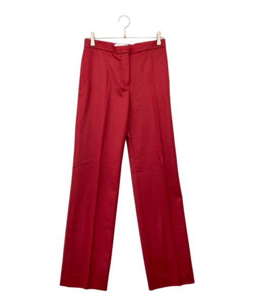 MaxMara（マックスマーラ）MaxMara (マックスマーラ) 90'sキャメルパンツダブルスーツ レッド サイズ:42の古着・服飾アイテム