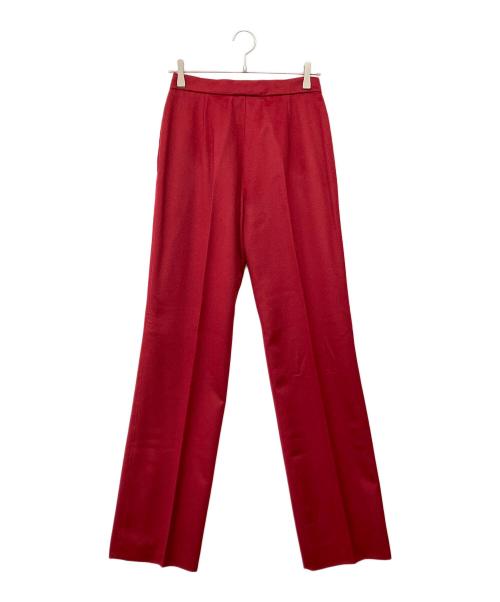 MaxMara（マックスマーラ）MaxMara (マックスマーラ) 90'sキャメルパンツダブルスーツ レッド サイズ:42の古着・服飾アイテム