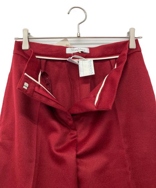 MaxMara（マックスマーラ）MaxMara (マックスマーラ) 90'sキャメルパンツダブルスーツ レッド サイズ:42の古着・服飾アイテム