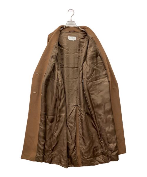 MaxMara（マックスマーラ）MaxMara (マックスマーラ) 90's カシミヤダブルコート ブラウン サイズ:38の古着・服飾アイテム
