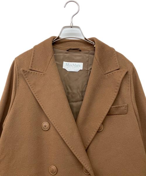 MaxMara（マックスマーラ）MaxMara (マックスマーラ) 90's カシミヤダブルコート ブラウン サイズ:38の古着・服飾アイテム