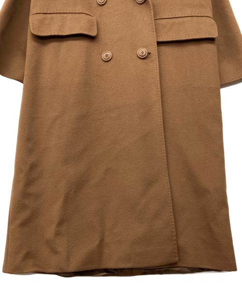 MaxMara（マックスマーラ）MaxMara (マックスマーラ) 90's カシミヤダブルコート ブラウン サイズ:38の古着・服飾アイテム