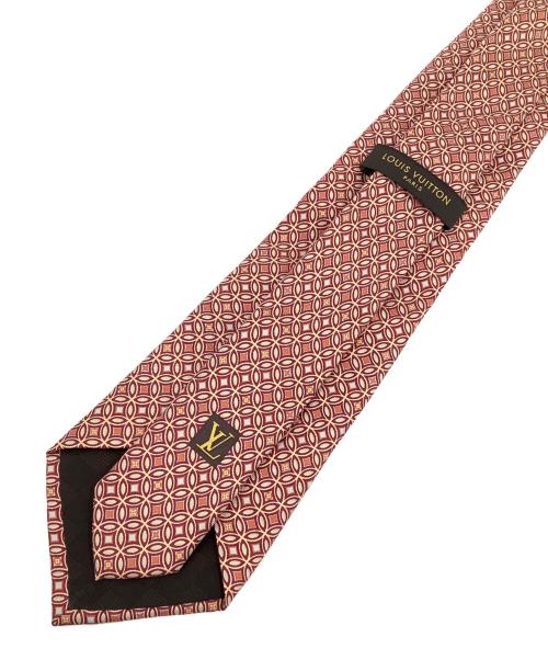 LOUIS VUITTON（ルイ ヴィトン）LOUIS VUITTON (ルイ ヴィトン) ロゴサークルネクタイ オレンジ サイズ:-の古着・服飾アイテム