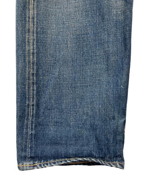 FDMTL（ファンダメンタル）FDMTL (ファンダメンタル) ダメージ加工REGULAR STRAIGHT DENIM インディゴ サイズ:81cm(W32)の古着・服飾アイテム
