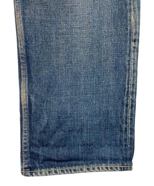 FDMTL（ファンダメンタル）FDMTL (ファンダメンタル) ダメージ加工REGULAR STRAIGHT DENIM インディゴ サイズ:81cm(W32)の古着・服飾アイテム