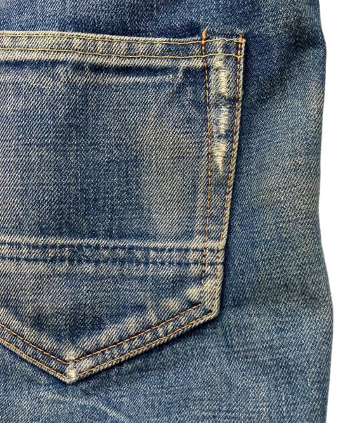 FDMTL（ファンダメンタル）FDMTL (ファンダメンタル) ダメージ加工REGULAR STRAIGHT DENIM インディゴ サイズ:81cm(W32)の古着・服飾アイテム
