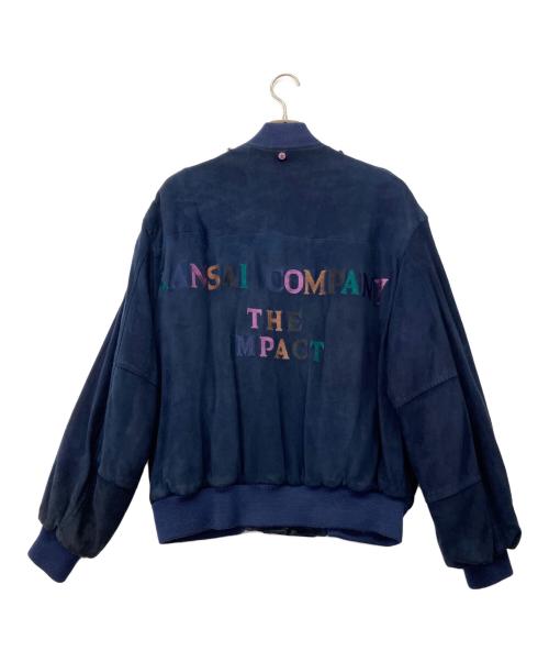 KANSAI YAMAMOTO（カンサイ ヤマモト）KANSAI YAMAMOTO (カンサイ ヤマモト) 90'sジップジャケット ネイビー サイズ:Mの古着・服飾アイテム