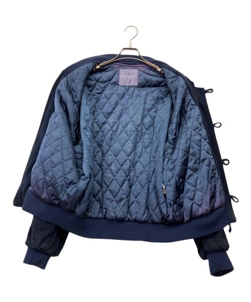 KANSAI YAMAMOTO（カンサイ ヤマモト）KANSAI YAMAMOTO (カンサイ ヤマモト) 90'sジップジャケット ネイビー サイズ:Mの古着・服飾アイテム